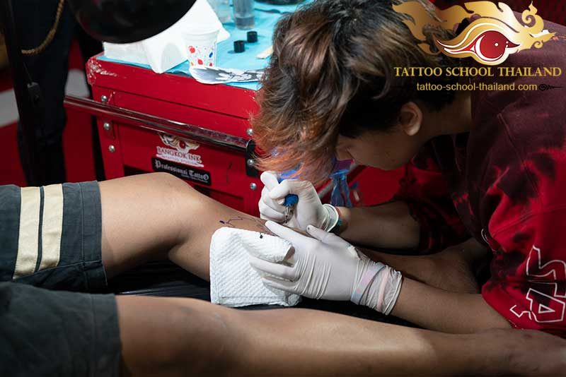 Tattoo School Student