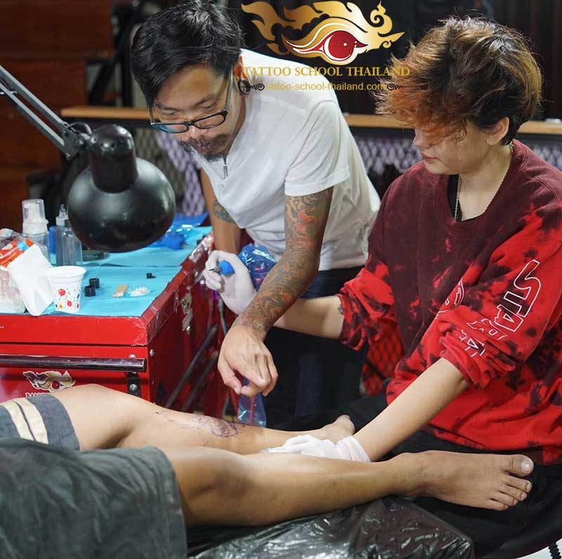 tattoo school student Thailand